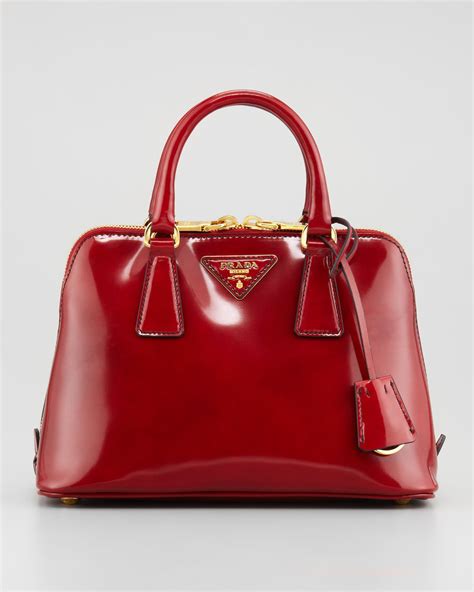 red bag prada|prada handbag red inside.